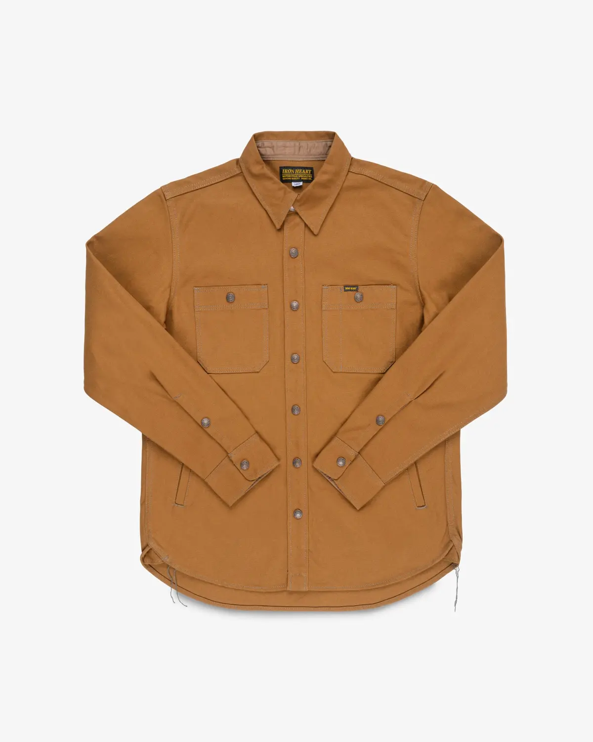17Oz Duck Cpo Work Shirt - "The Untucked" - Brown 1