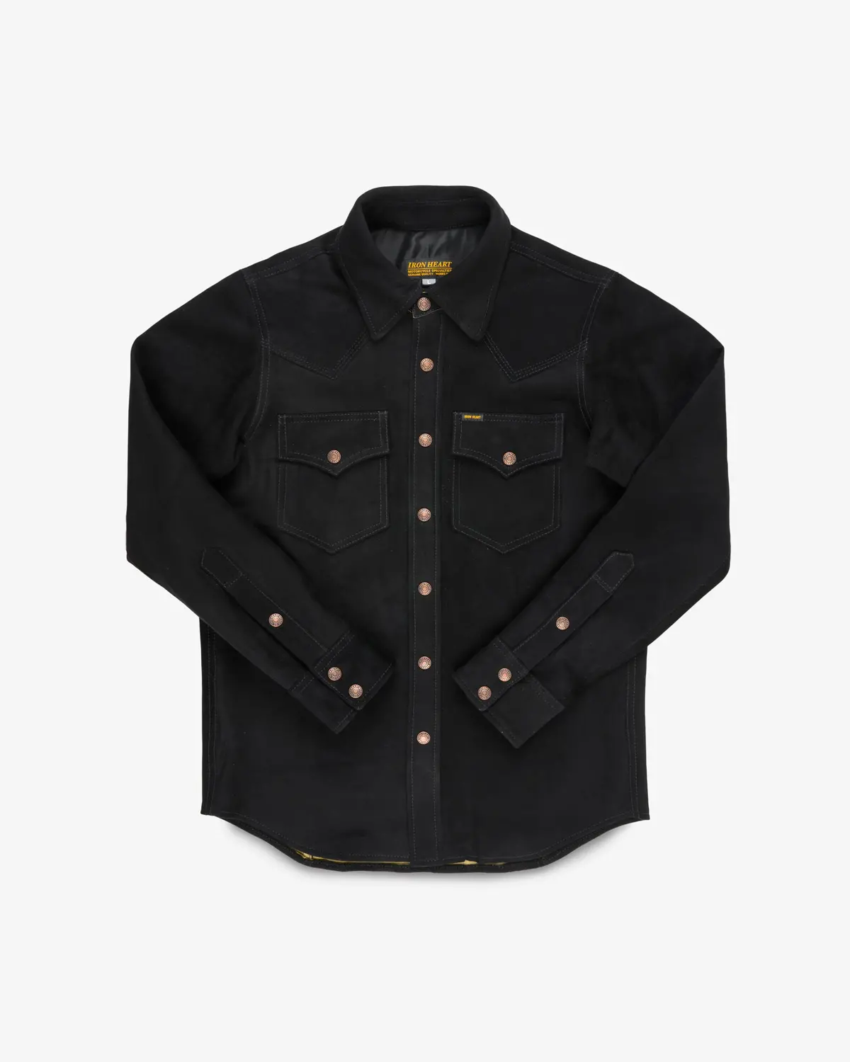 Deerskin Western Shirt "The Big Buck" - Black 1