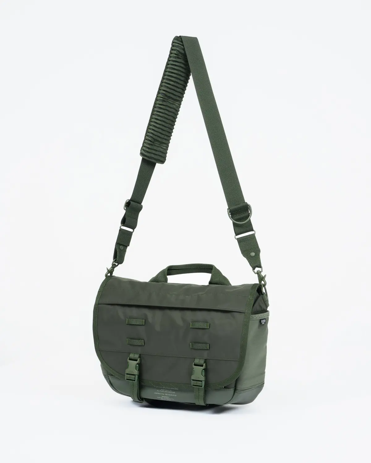 Porter - Yoshida & Co. - Monochrome Messenger Bag (S) - Olive 1