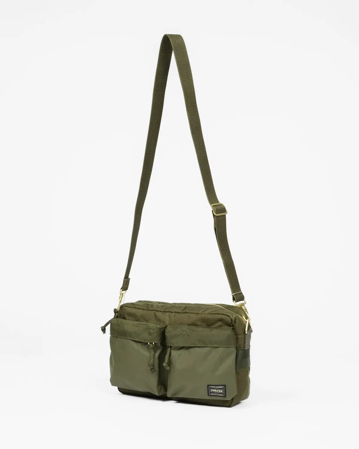 Porter - Yoshida & Co. - Force Shoulder Bag (S) - Olive 1