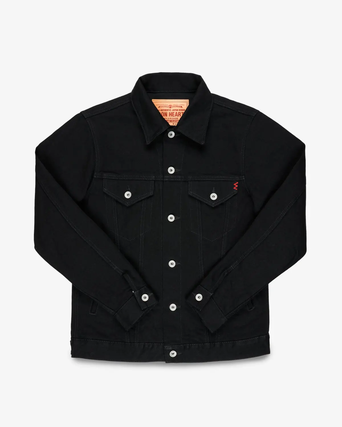 14Oz Selvedge Denim Modified Type Iii Jacket -  Black/Black 1