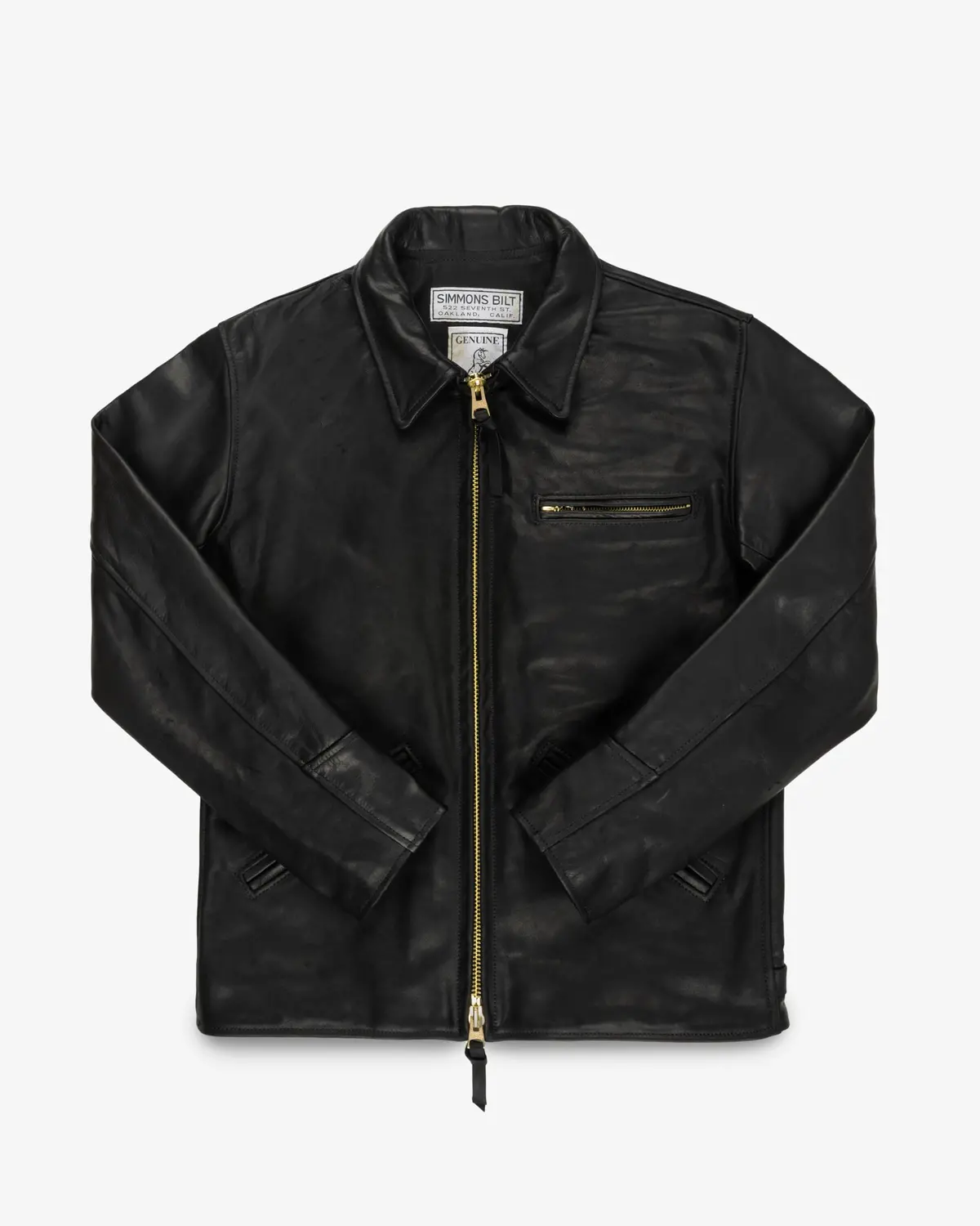 Iron Heart X Simmons Bilt Horsehide Savannah Jacket - Black 1