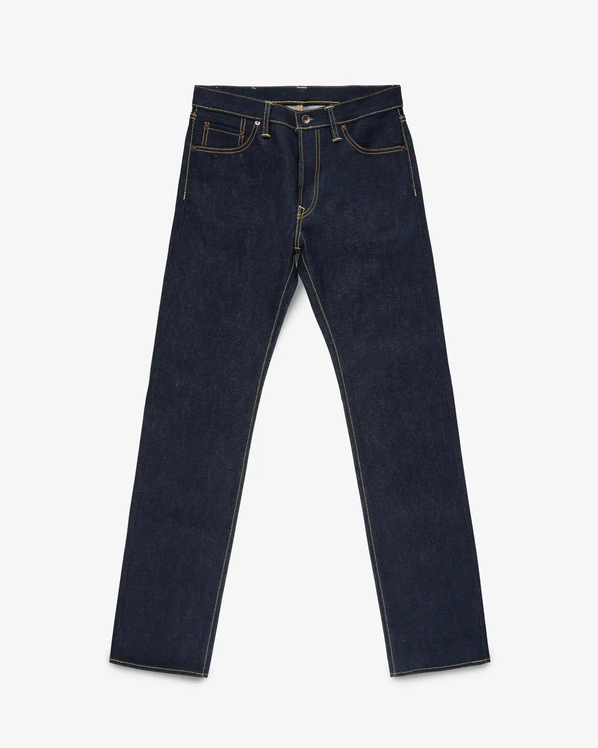 21/23Oz Ultra Heavy Raw Selvedge Denim Straight Cut Jeans - Indigo 1