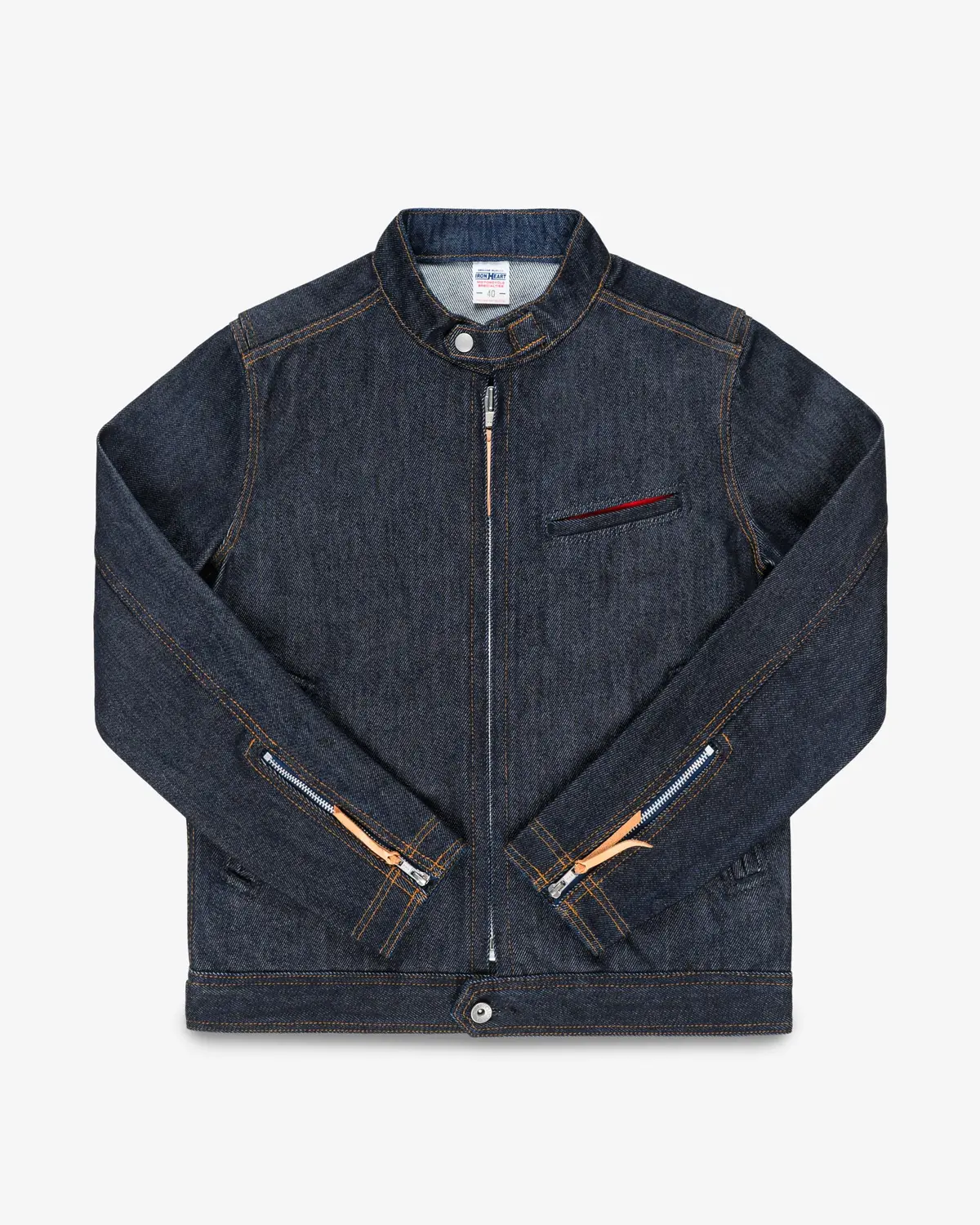 21Oz Denim Rider's Jacket - Indigo 1