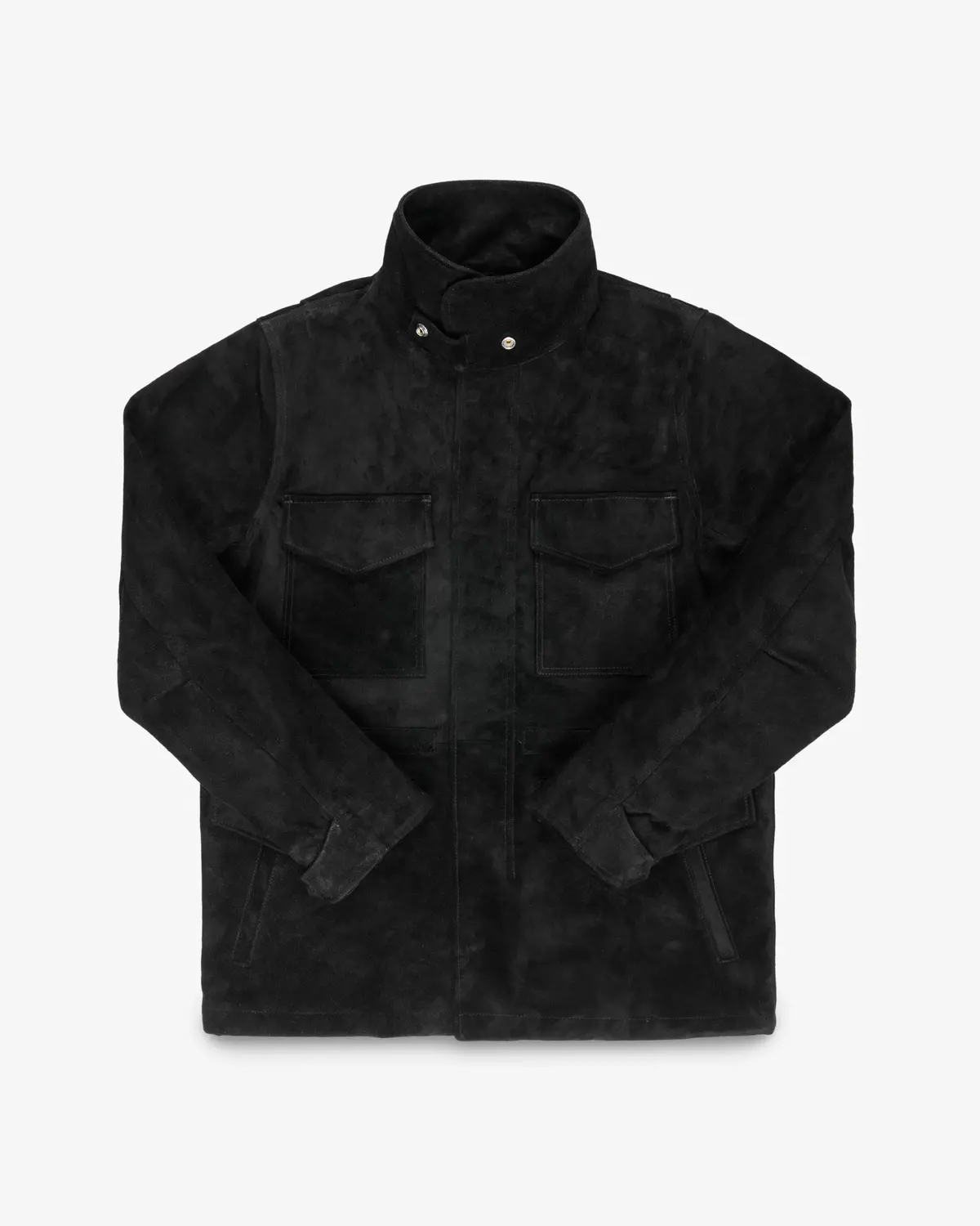 Horsehide Suede M65 Jacket - Black 1