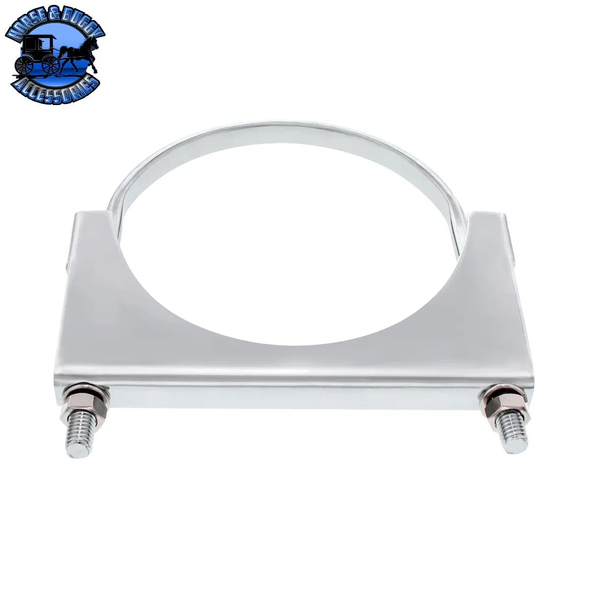 7" Stainless U-Bolt Exhaust Clamp 1