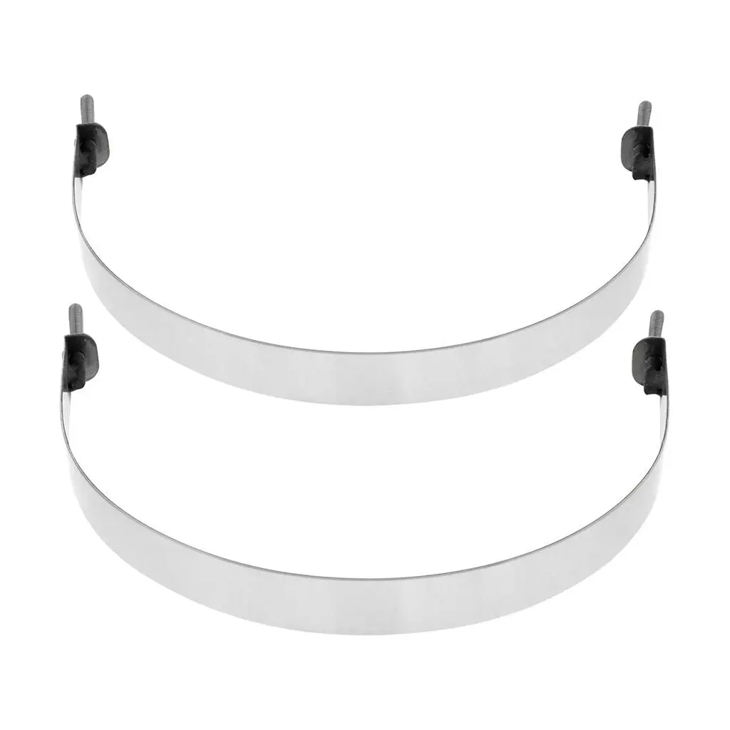 304 Stainless Steel Air Tank Straps For 8-1/4" Round Air Tank (Card Of 2) #21340 1