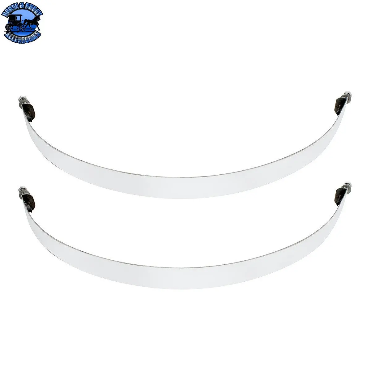 Up-21341 304 Stainless Steel Air Tank Straps For 9-3/4" Round Air Tank (Card Of 2) #21241 1