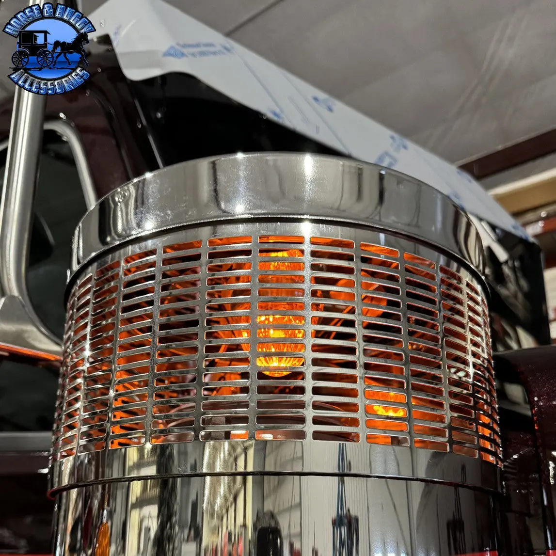 Ic167150-14  Peterbilt 389 & 589 Top Screen Light Brackets For 15" Donaldson Air Cleaner " 1 Watermelon" 1