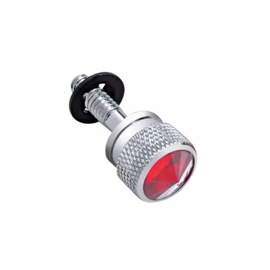 Dash Screw With Red Crystal For Peterbilt (2001-2005) (6-Pack) #23852 1