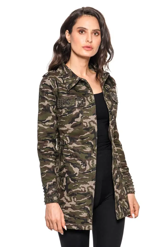Studded Camo Utility Jacket 1
