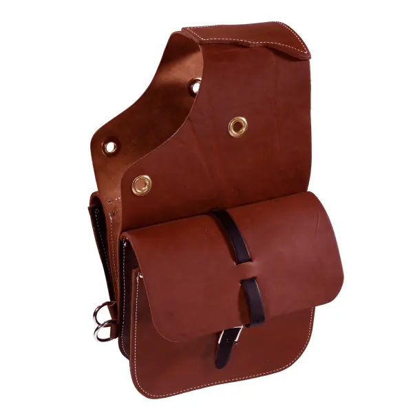 Leather Saddlebags - Medium 1