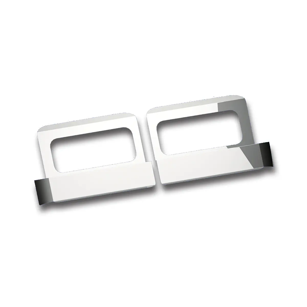 Up-29145 Stainless Fender Guard With Curved End & Headlight Accent For 1998-18 Western Star Constellation 1
