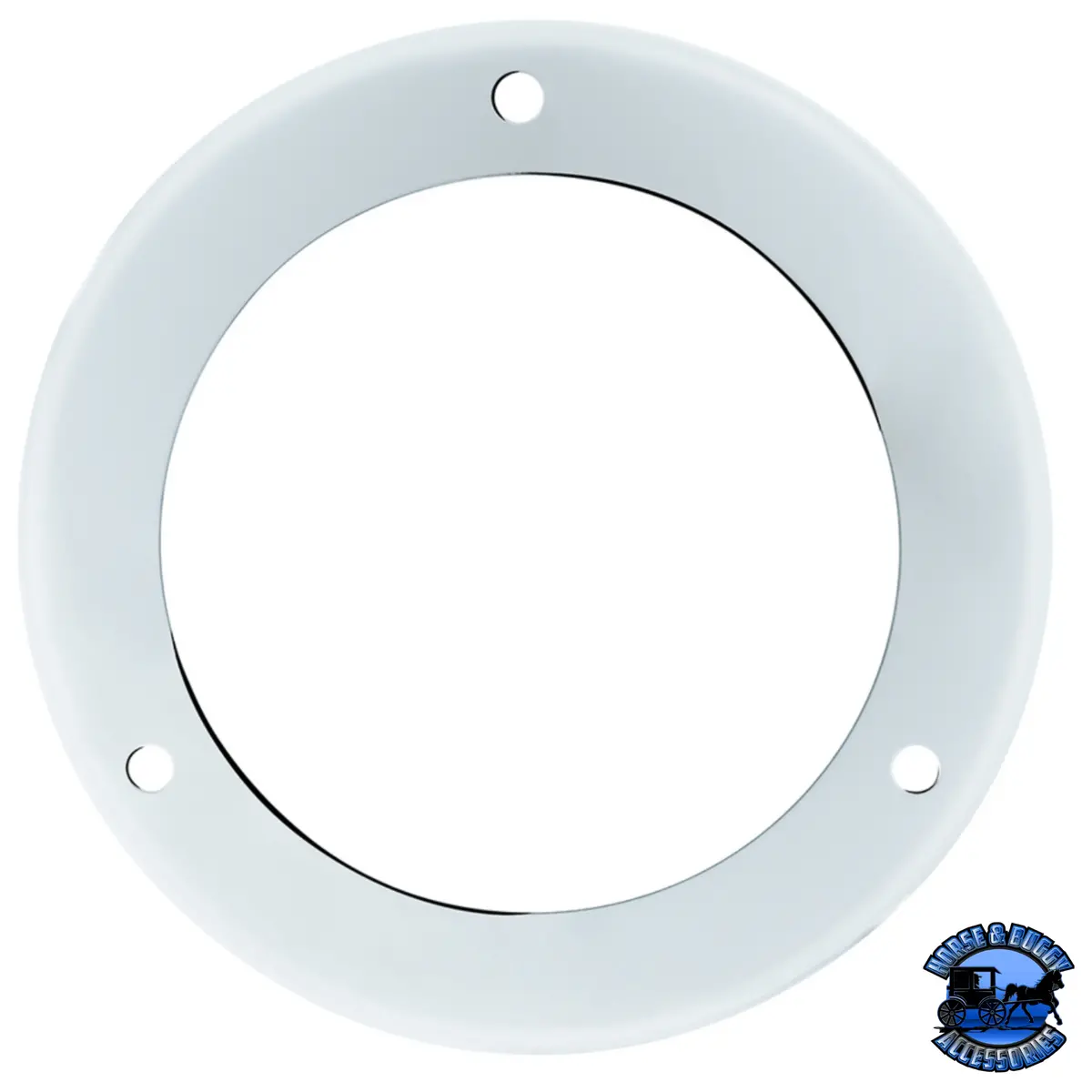304 Stainless Steel Light Bezel For 4" Flange Mount Led Light #20544 1