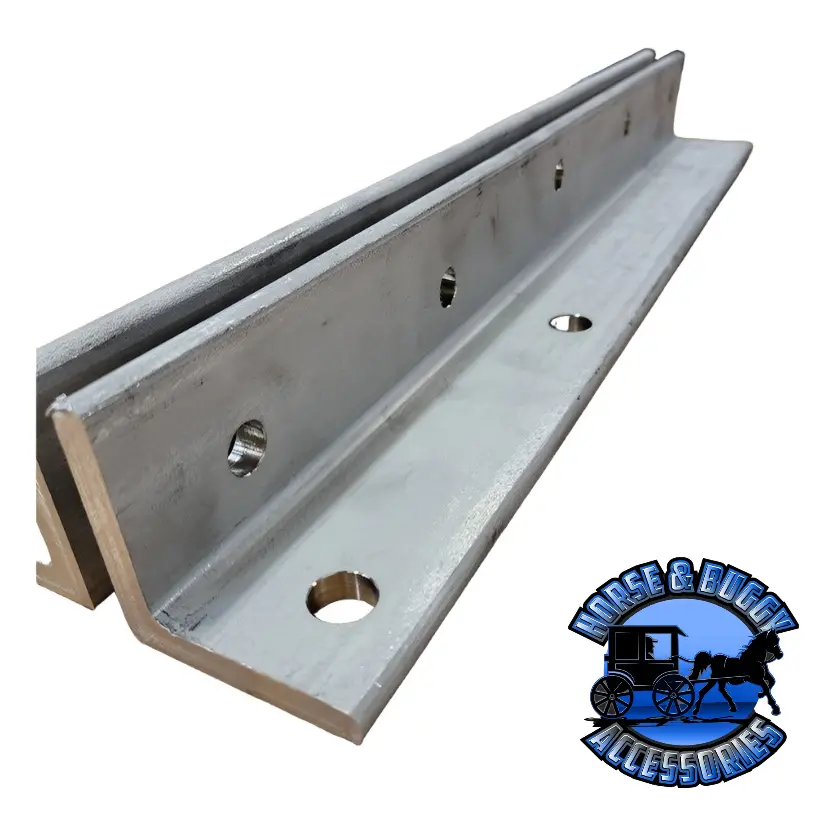 Stainless Peterbilt 359 379 389 Mounting Brackets For Battery Or Tool Box (Sold In Pairs) 1