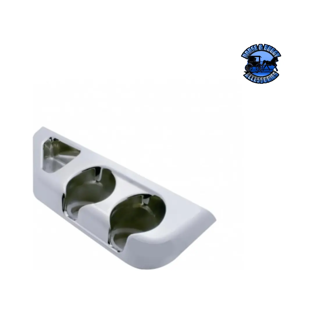 Chrome Center Cup Holder Panel For Freightliner Columbia (2003-2016) & Century/Coronado (2003-2010) #41907 1