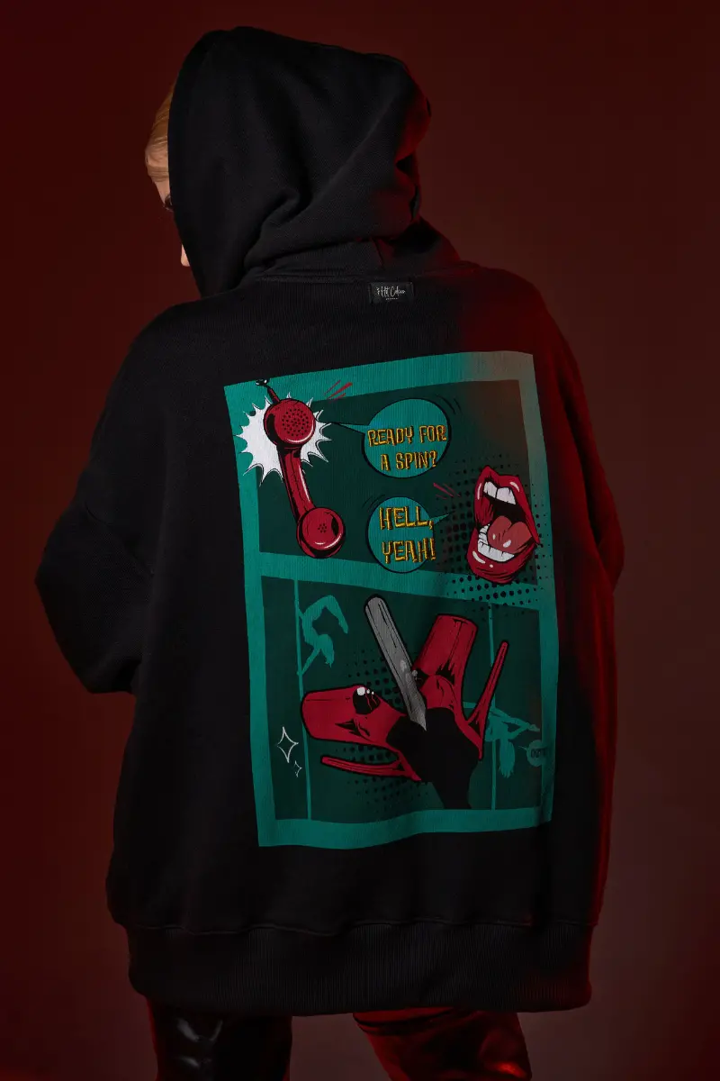 Hotcakes Call Me Hoodie - Black 1