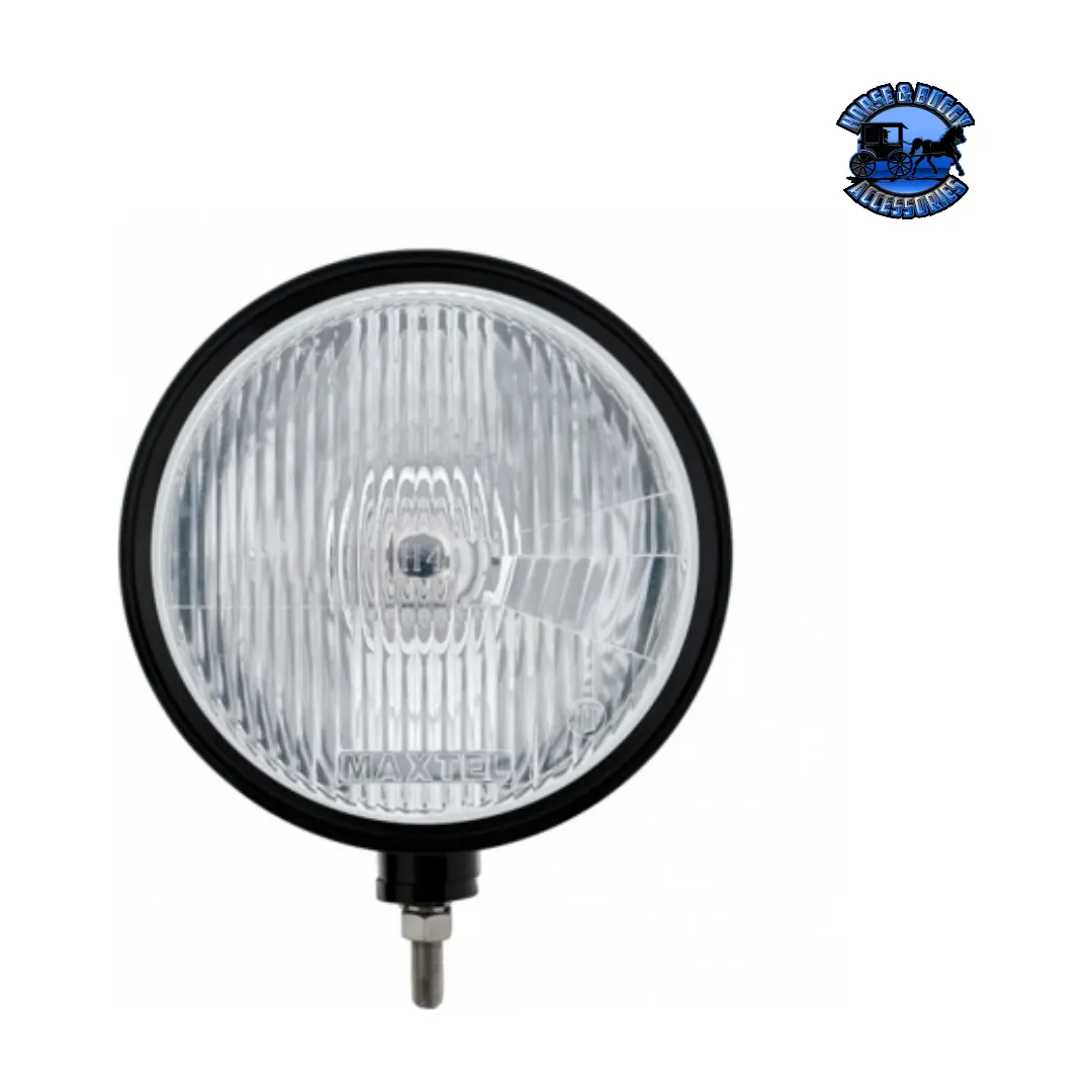 Black "Billet" Style Groove Headlight H4 Bulb #32665 2