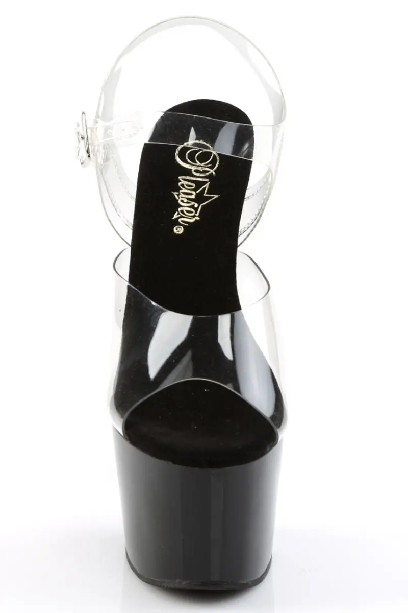 Pleaser Usa Adore-708 7Inch Stilettos - Black 4