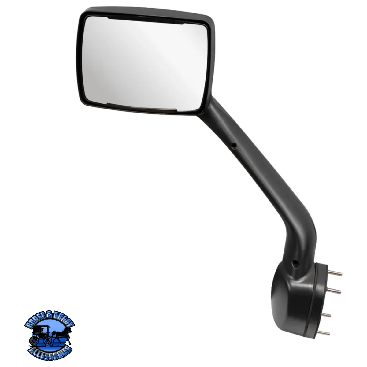 Chrome Hood Mirror Assembly W/ Sequential Led Turn Signal For 2013-2021 Kenworth T680 & Peterbilt 579 (Choose Side) 1