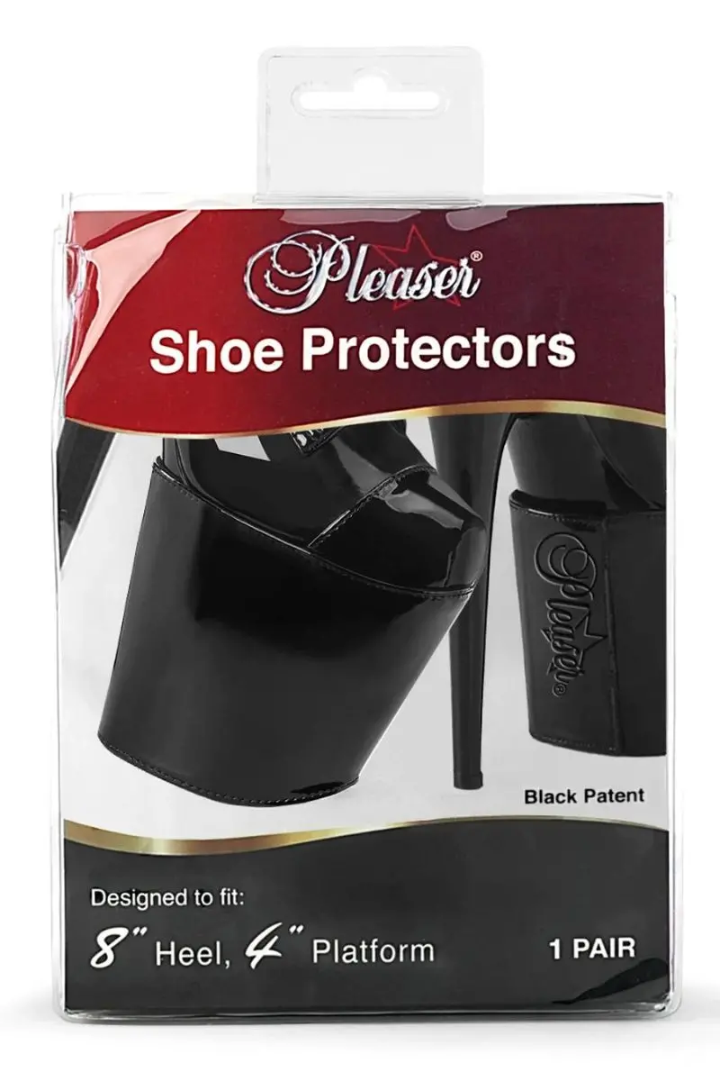 Pleaser Usa Shoe Protectors 8Inch - Patent Black 1