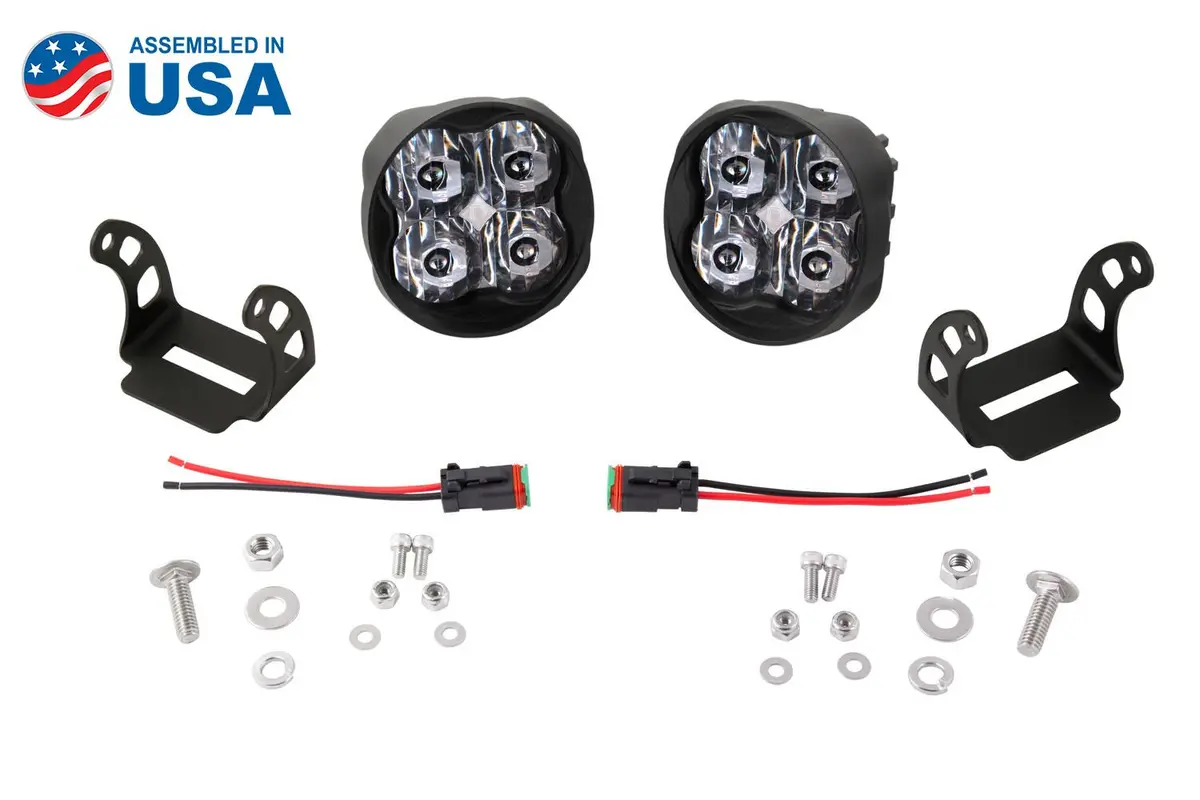 Copy Of Diode Dynamics - Stage Series 3" Sae/Dot White Angled Led Pod (Pair) 1