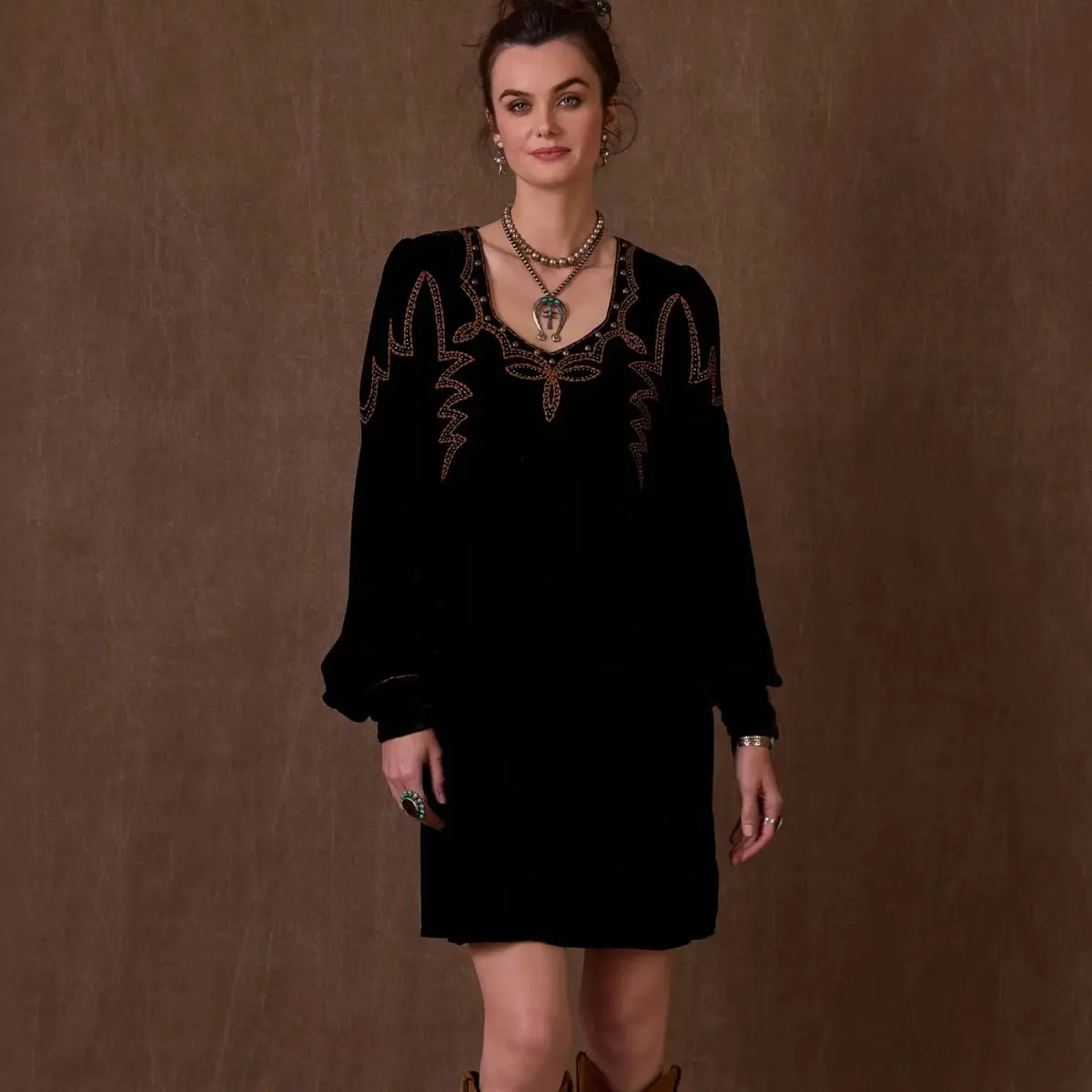 Clarissa Dress In Black By Double D Ranch 1