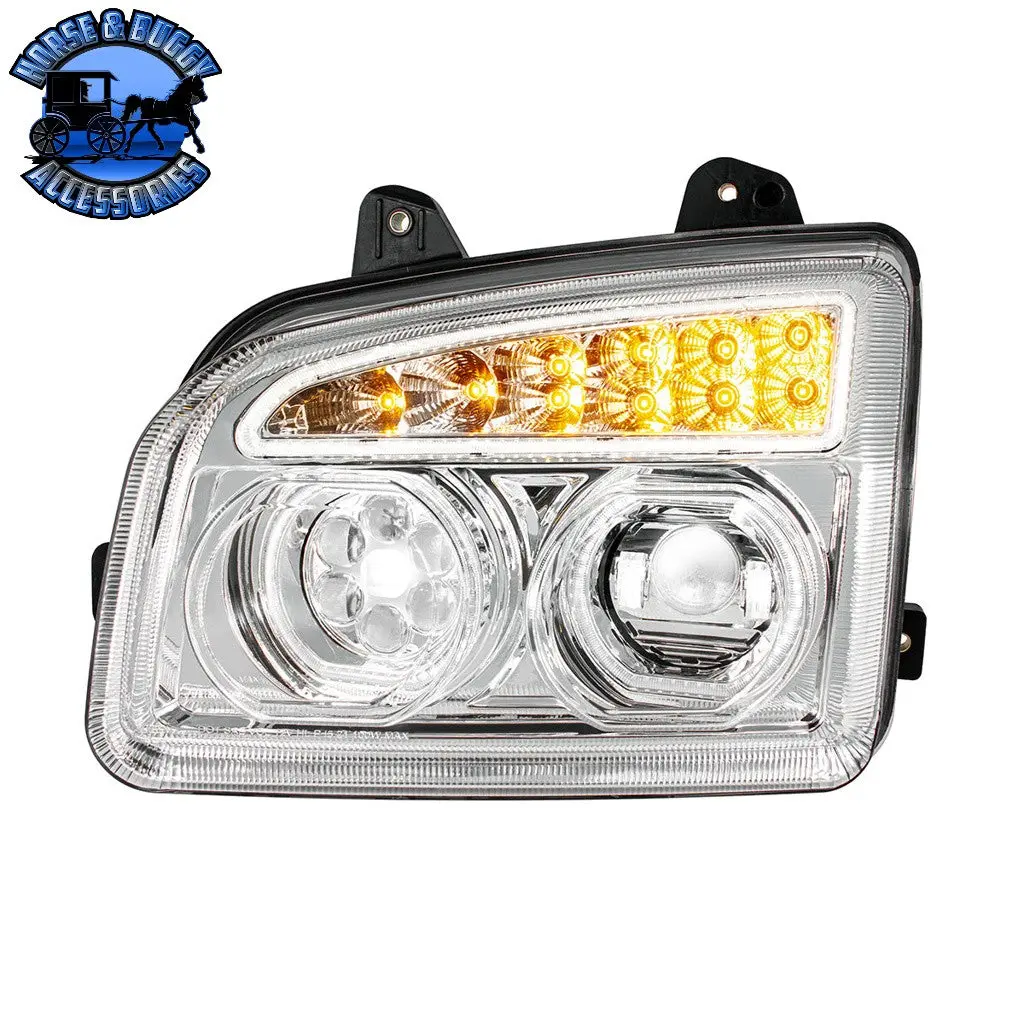 11 Led Headlight For 2015-2024 Kenworth T880 (Choose Side) (Choose Color) 1