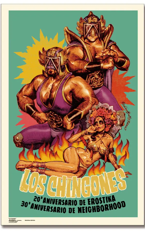 Nh X Erostika Screen Print Poster 1