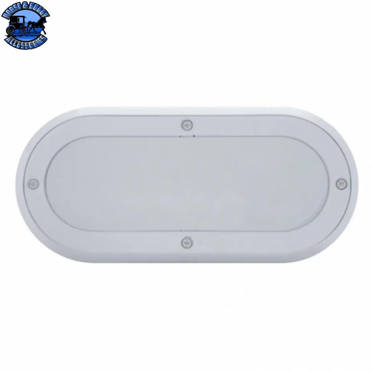 6" Oval Mirror Light Bezel 1