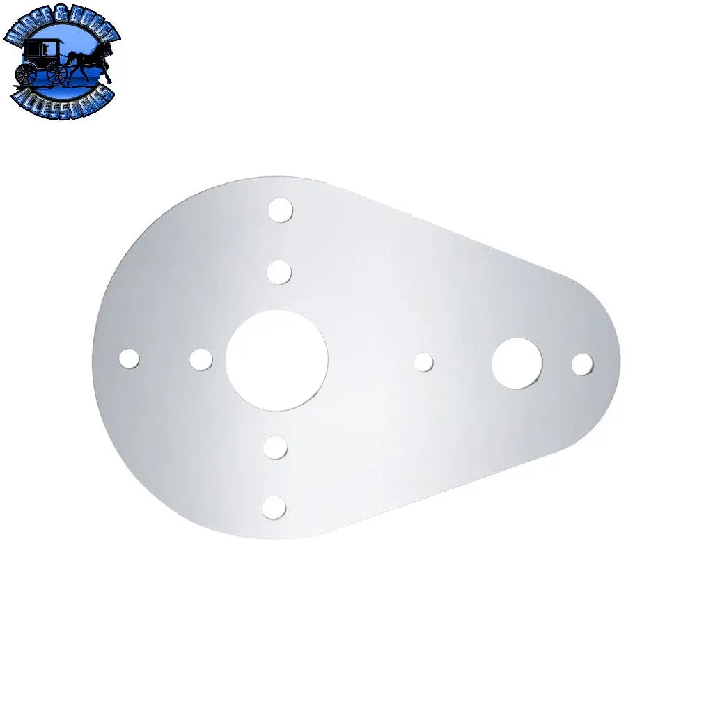 Up-34275 304 Stainless Steel Above Door Dome Light Plate For 1994-2025 Kenworth W900 1