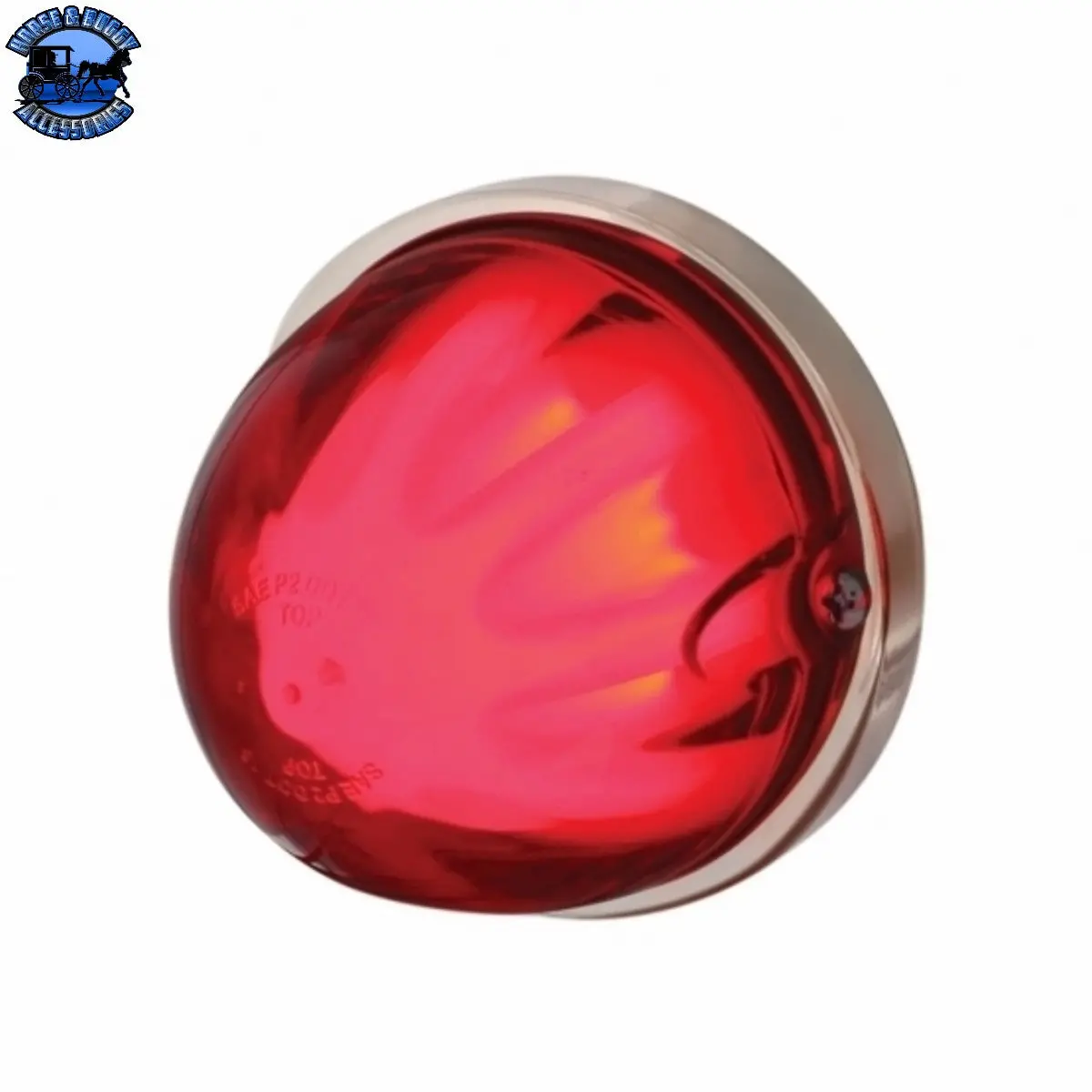 Up-34409 9 Led Dual Function Glolight Watermelon Flush Mount Kit - Red Led/Red Lens 1