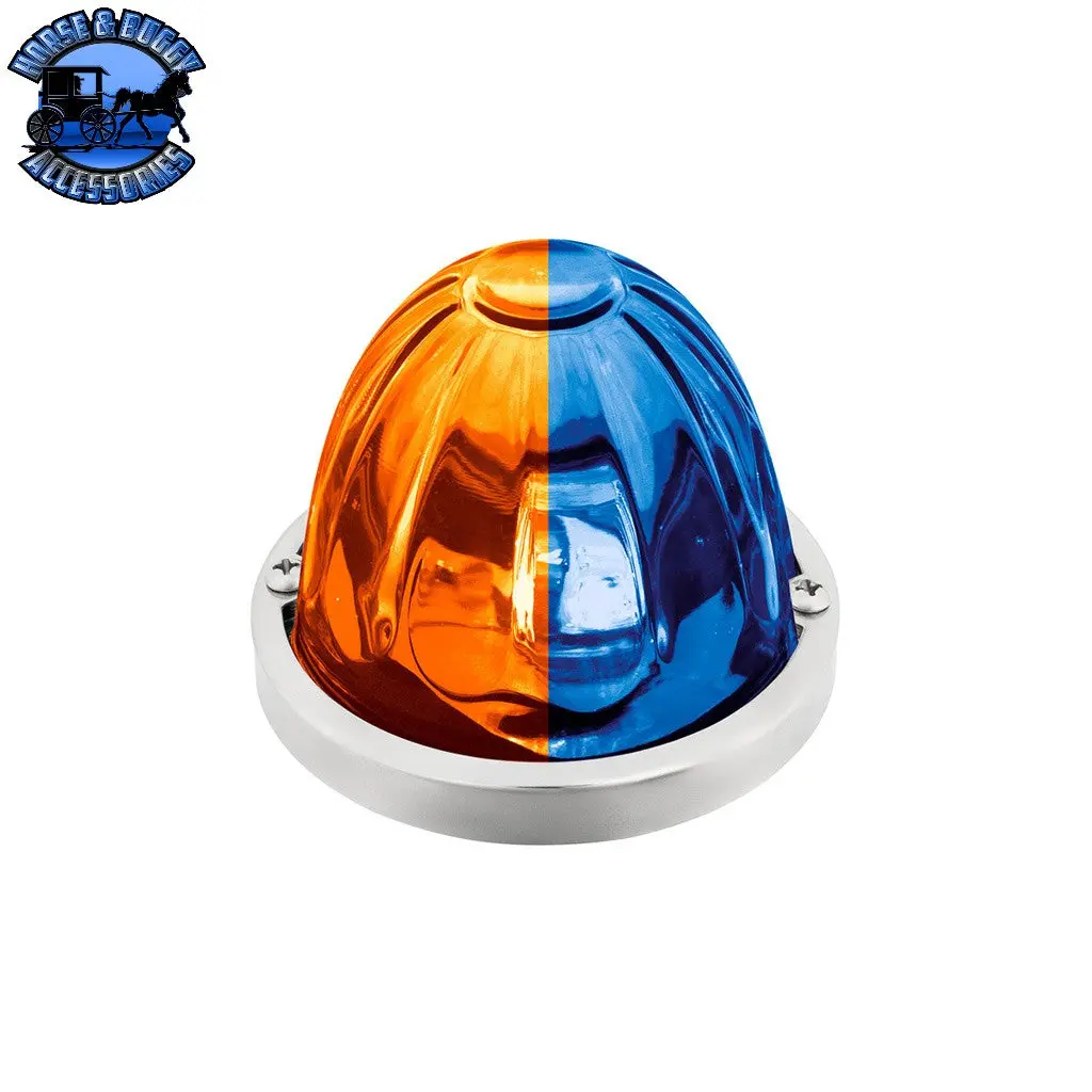 Glass Watermelon Light Kit With Double Fury 4 Led Light (Choose Color) 1