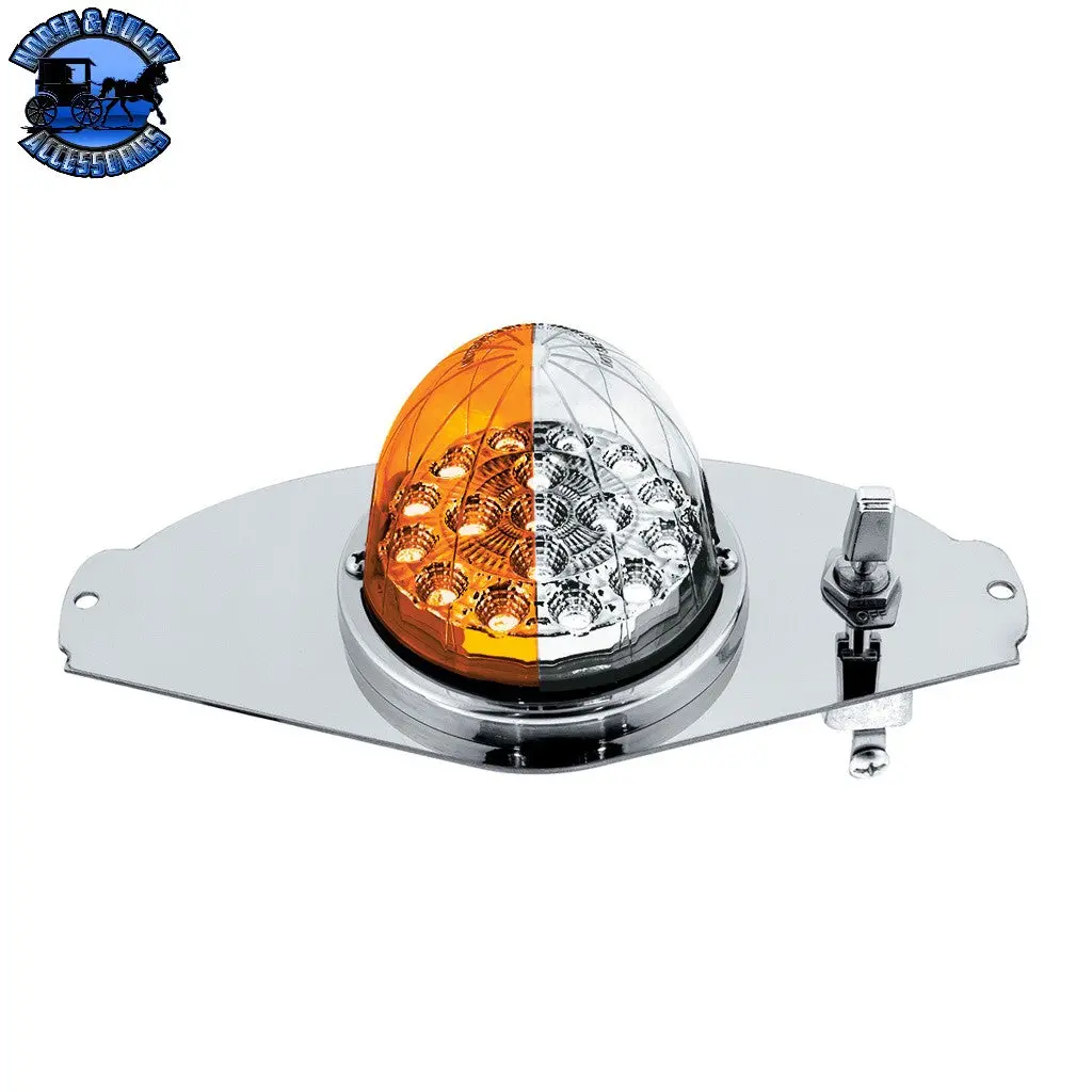 304 Ss Above Door Dome Light Kit With 17 Led Double Fury Watermelon For 2008-2017 Freightliner Cascadia (Choose Led Color) 4