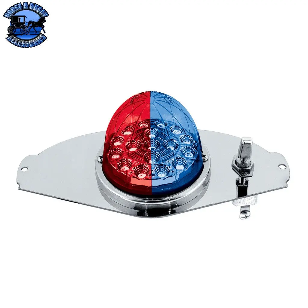 304 Ss Above Door Dome Light Kit With 17 Led Double Fury Watermelon For 2008-2017 Freightliner Cascadia (Choose Led Color) 5