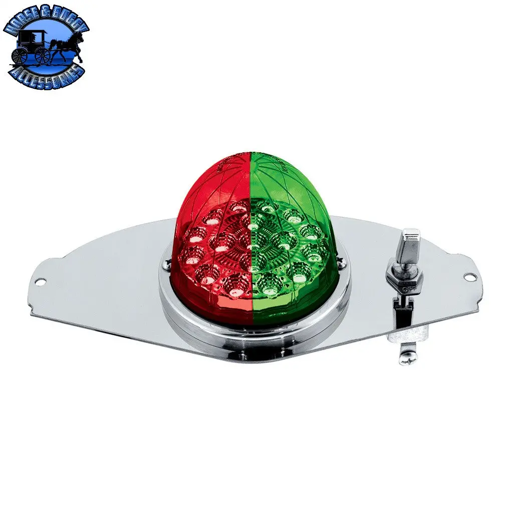 304 Ss Above Door Dome Light Kit With 17 Led Double Fury Watermelon For 2008-2017 Freightliner Cascadia (Choose Led Color) 6