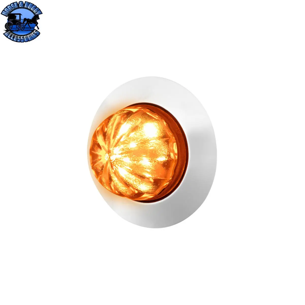6 Led Dual Function 1-1/4" Watermelon Light With Stainless Steel Bezel (Choose Led/Lens) 1