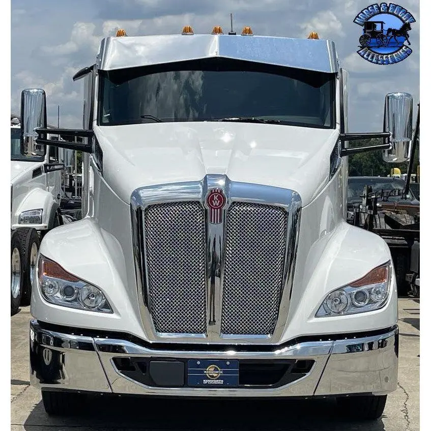 Rollin Low 12X8" Reverse Bowtie Visor 2.1M (Kenworth T680, T880, W990) (Peterbilt 567, 579, 589)  #3001 1