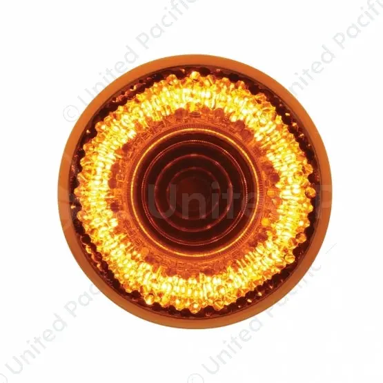 36524 9 Led 2" Round Mirage Light (Clearance/Marker) - Amber Led/Amber Lens 1