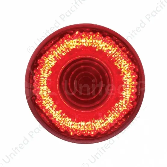 36525 9 Led 2" Round Mirage Light (Clearance/Marker) - Red Led/Red Lens 1