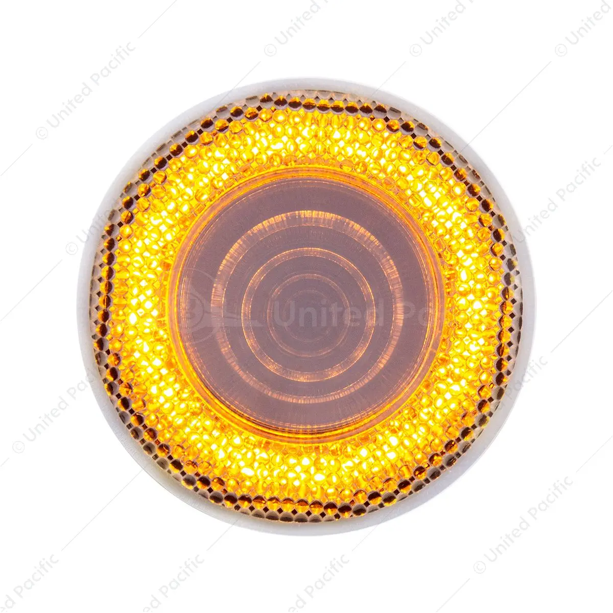 Up-36562 12 Led 2-1/2" Mirage Light (Clearance/Marker) - Amber Led/Clear Lens 1