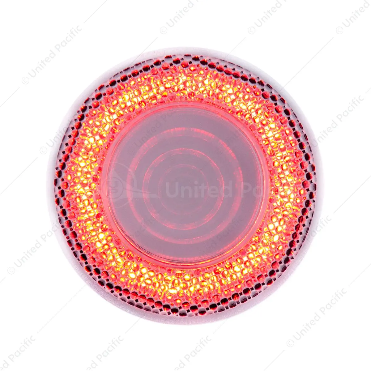 Up-36563 12 Led 2-1/2" Mirage Light (Clearance/Marker) - Red Led/Clear Lens 1