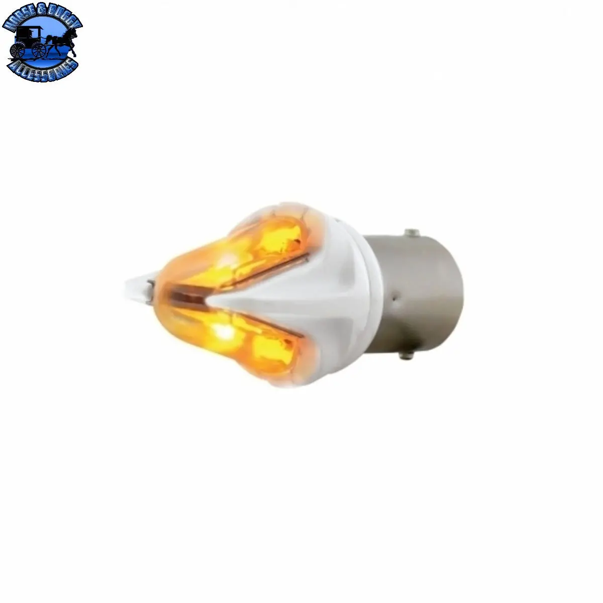 Up-36928 High Power Dual Led 1156 Bulb - Amber 1