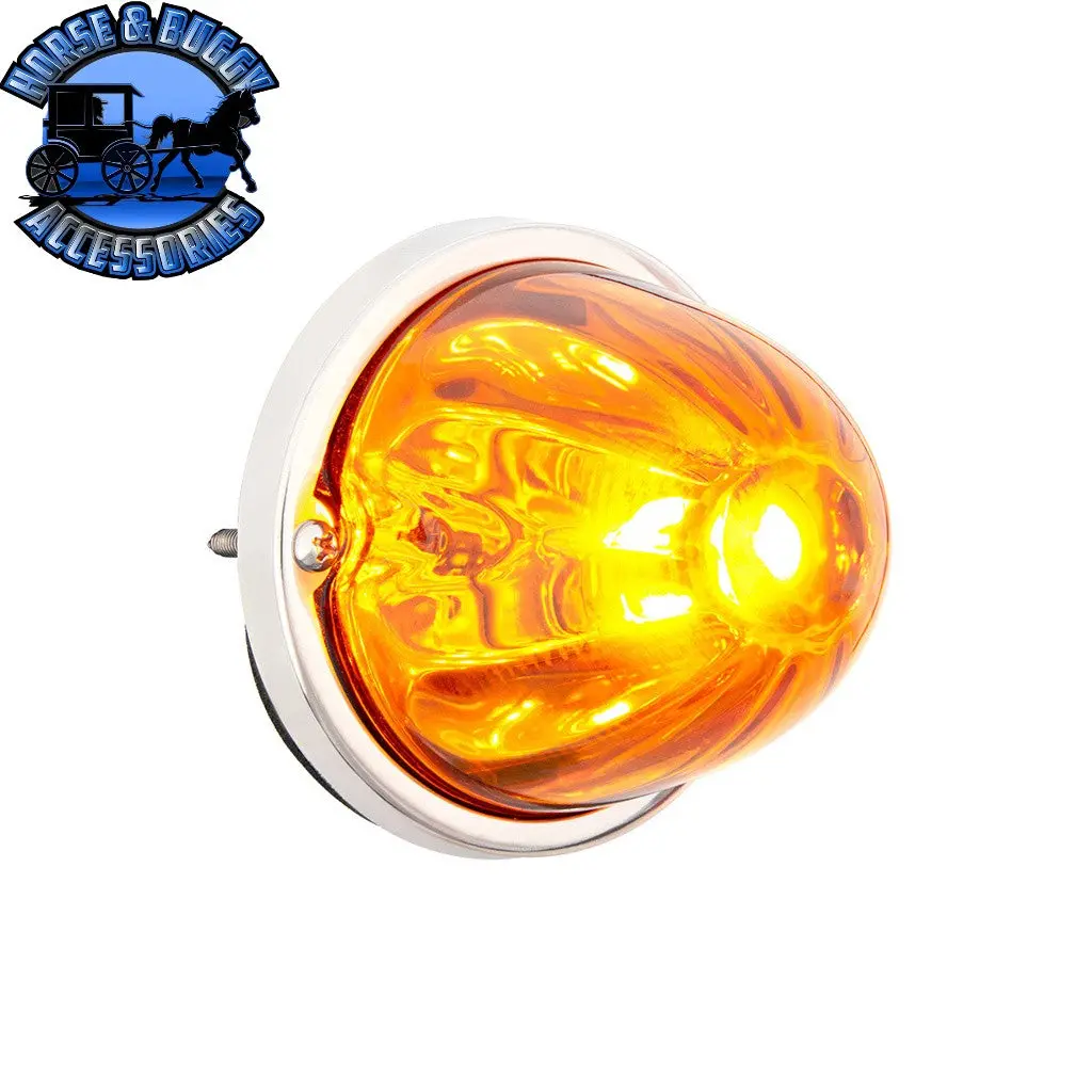 Ultraburst Glass Watermelon Flush Mount Kit With 18 Led Bulb (Choose Color) 1