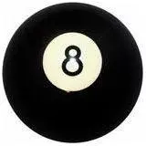 Black 8 Ball Shift Knob #8-Blk (1/2"-13 Female Threads) 1