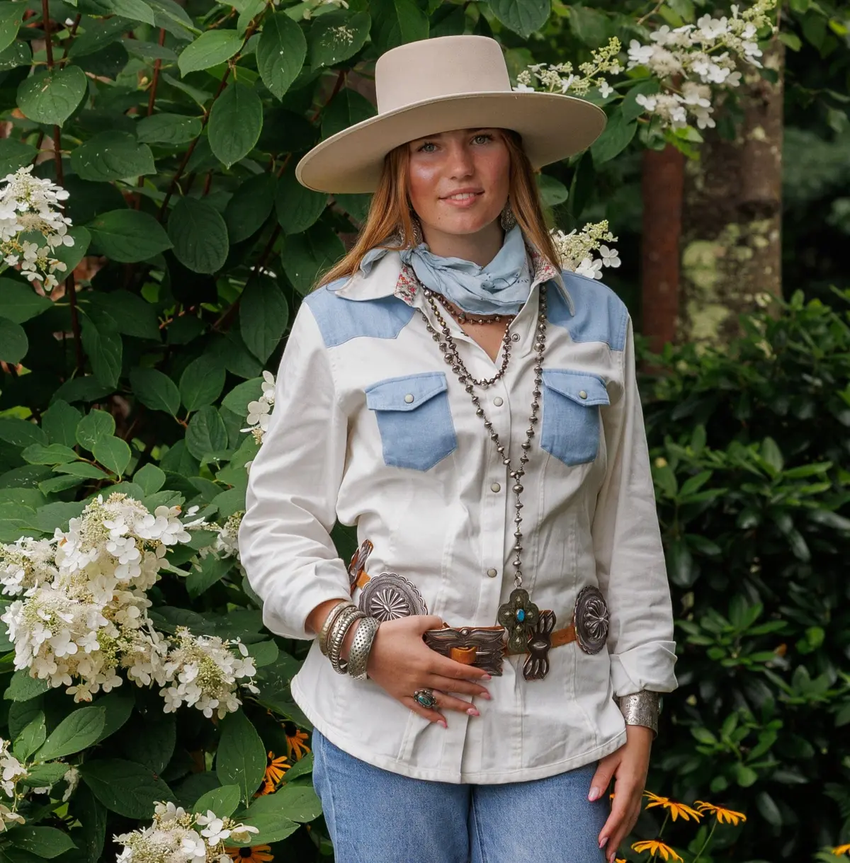 Virginia Shirt In White By Tasha Polizzi 1
