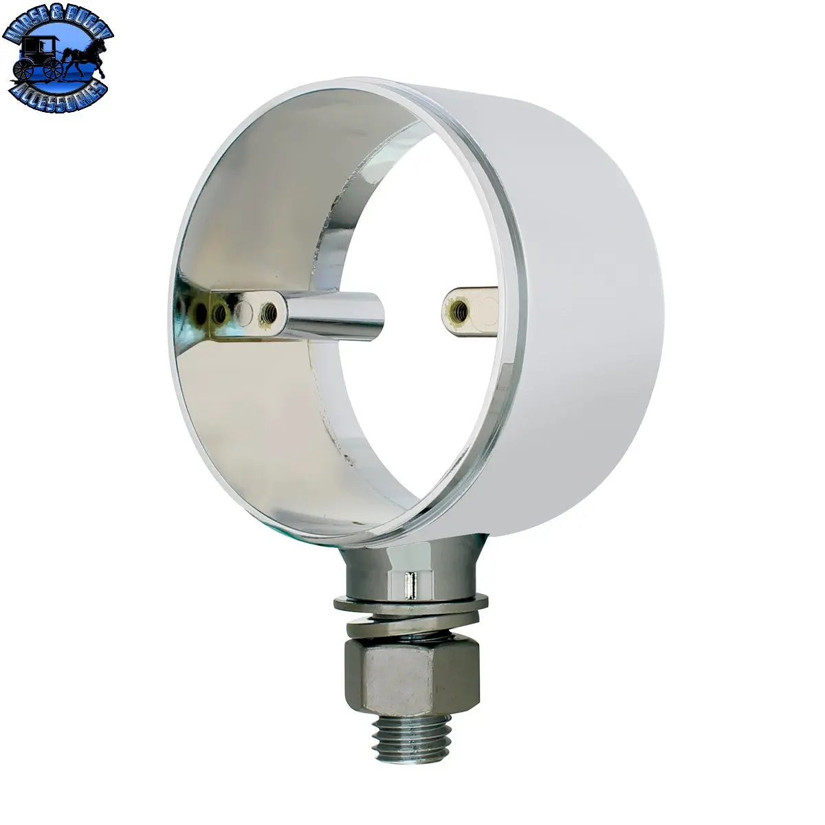 Up-39544B Chrome Die Cast Double Face Light Housing Only (Bulk) 1