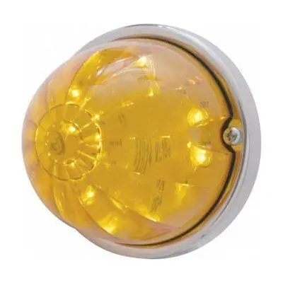 17 Led Dual Function Watermelon Flush Mount Kit With Low Profile Bezel - (Amber Led/Amber Lens)  #39782 1