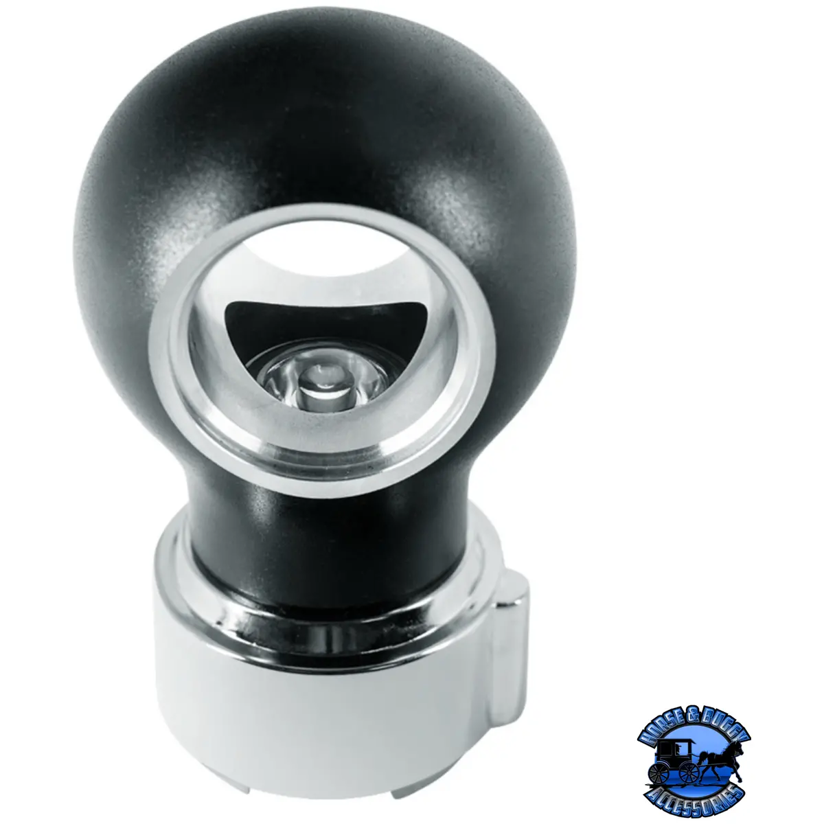 Thread-On Charlotte Style Gearshift Knob With Led 9/10 Speed Adapter (Choose Finish)(Choose Led Color) 6