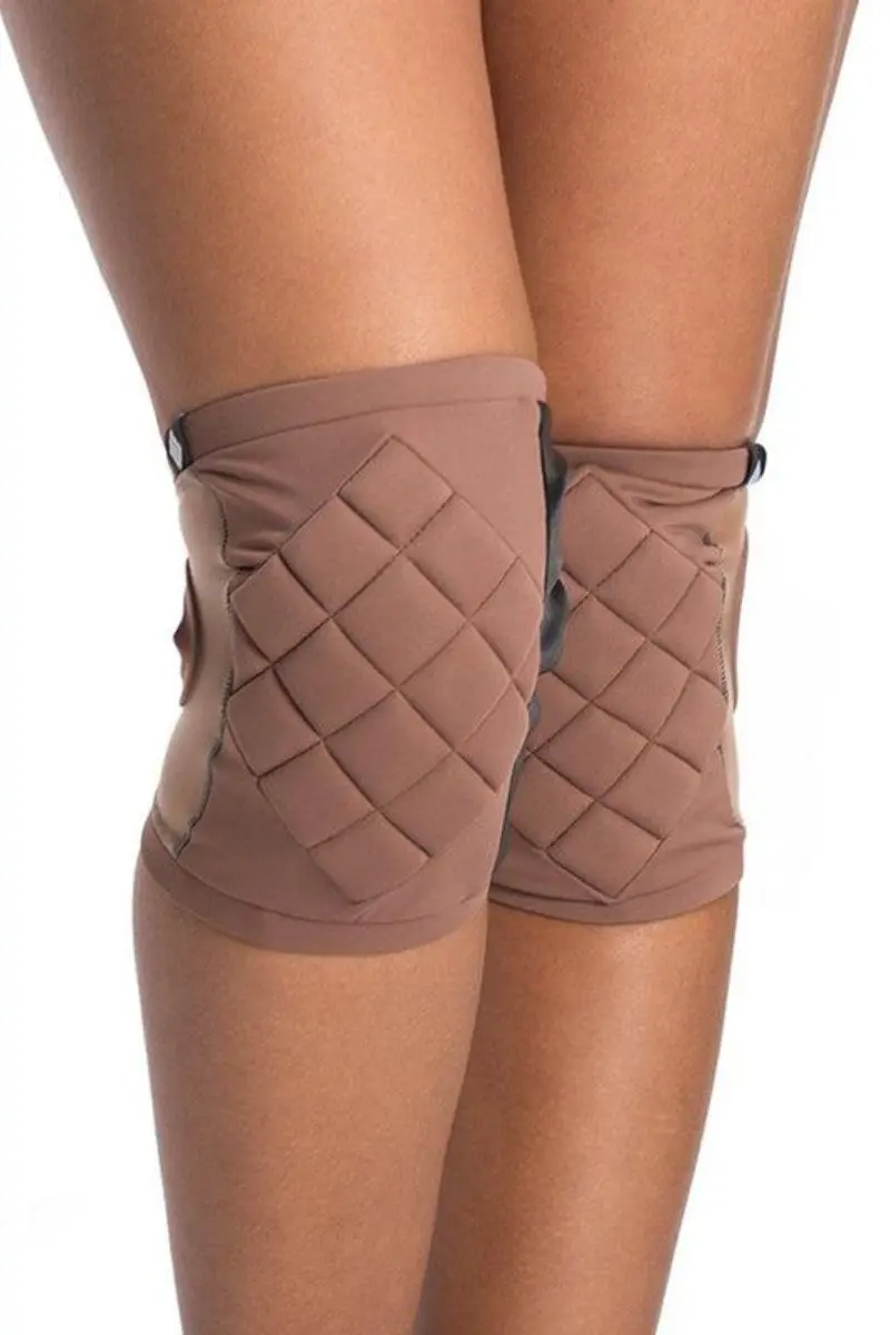 Poledancerka Grippy Kneepads - Nude 02 (With Pocket) 1